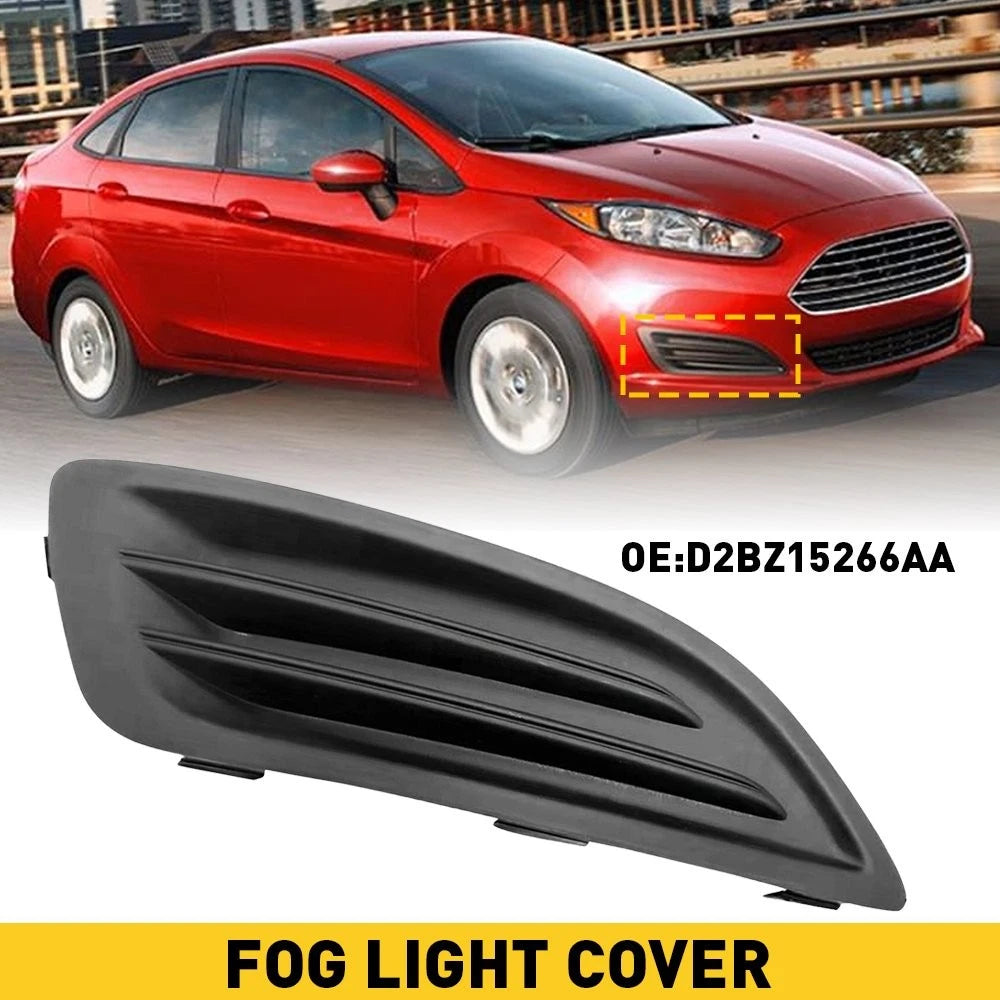 Fog Light Lamp Cover Bezel for Ford Fiesta (2014–2019) Right Side Black
