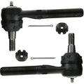 Set of 2 Outer Moog Steering Tie Rod Ends for Dodge Ram 1500 2500 3500 (RWD)