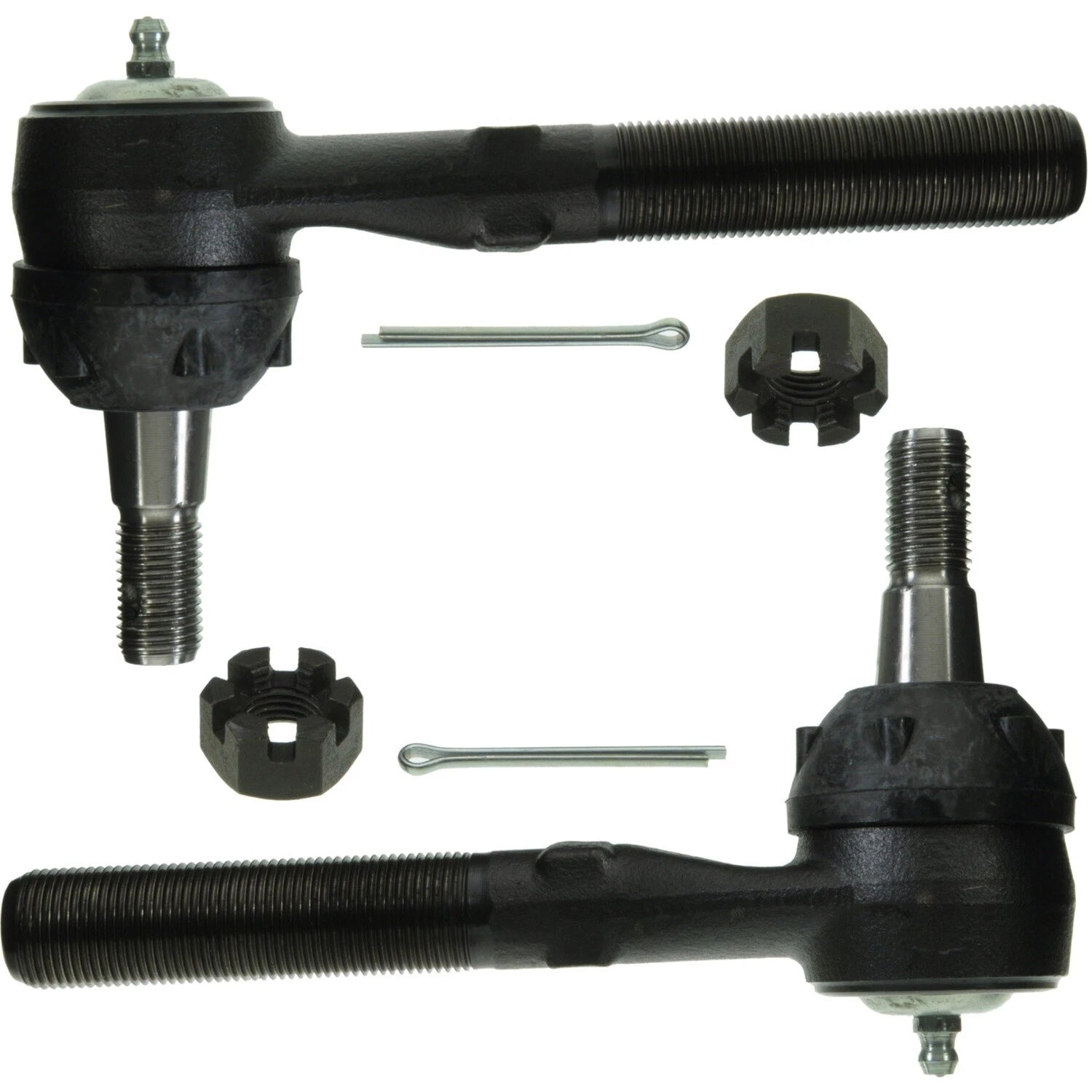 Set of 2 Outer Moog Steering Tie Rod Ends for Dodge Ram 1500 2500 3500 (RWD)
