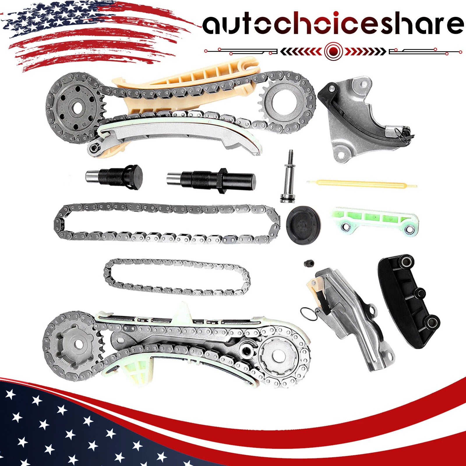Timing Chain Kit for Ford Explorer Mustang Ranger Mercury Mountaineer (1997–2010)