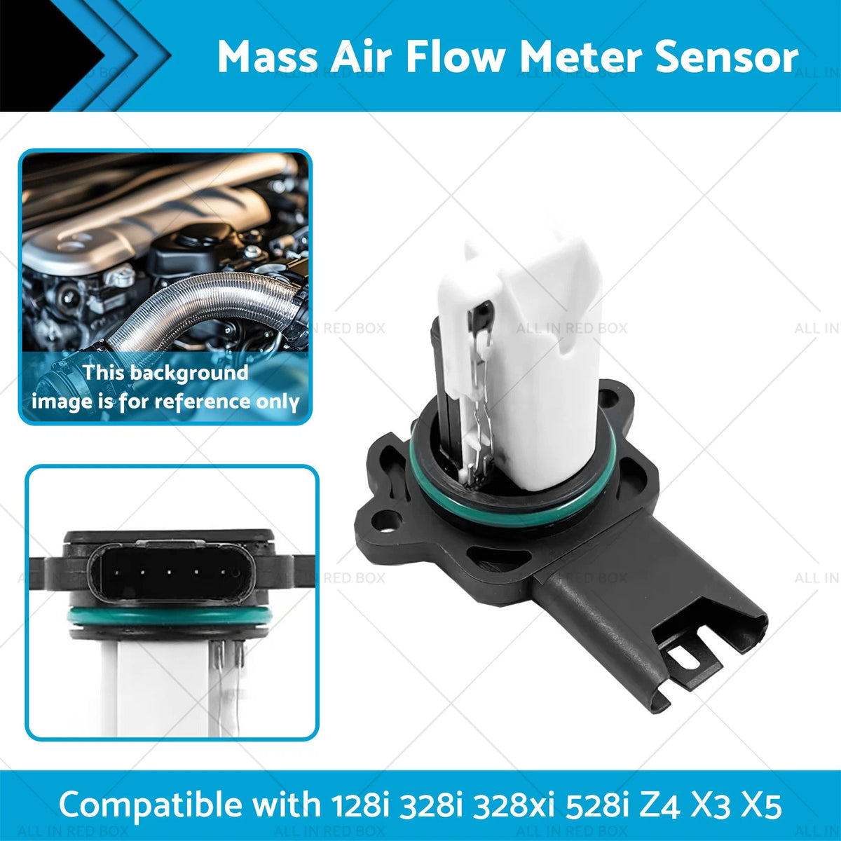 Mass Air Flow Meter Sensor for BMW 128i 328i 328xi 528i 528xi Z4 X3 X5 (2007–2013)