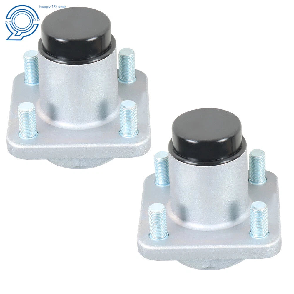 Set of 2 Bolt Front Wheel Hub Assembly for EZGO RXV (2008-Up) Golf Cart