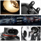Wide-Angle Flat Glass Rear Mirror for Universal Fit (270mm x 70mm)