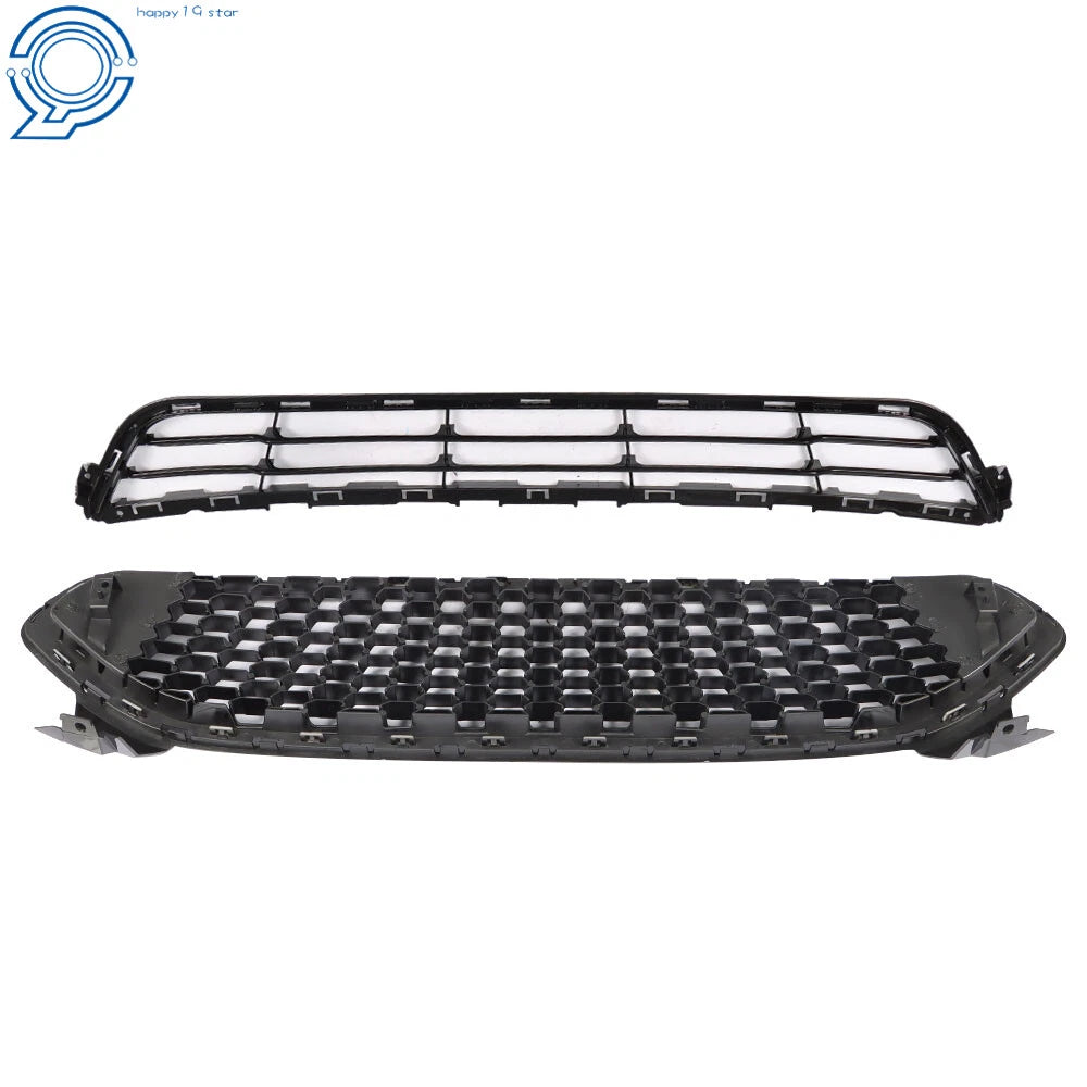Set of 2 Front Bumper Grilles for Ford Fusion (2013-2016)