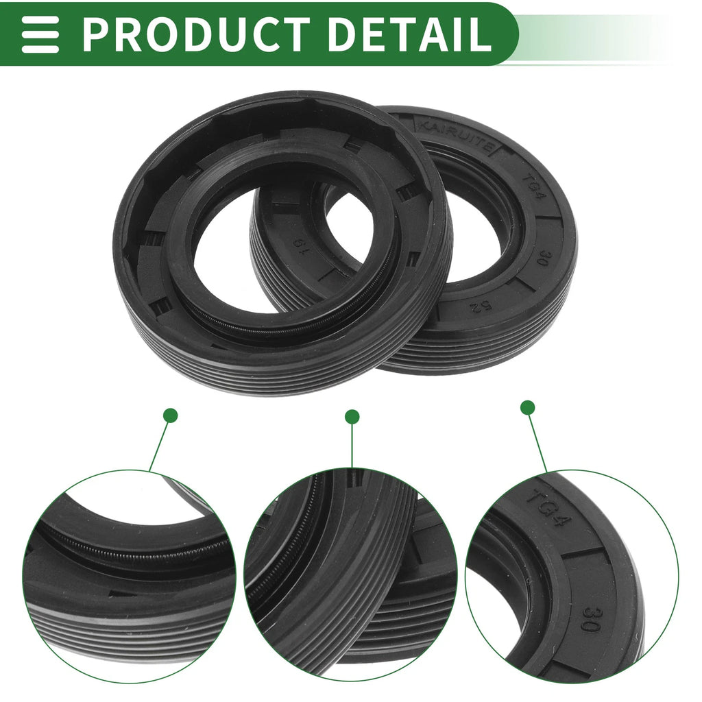 5 Pcs Oil Seal TG4 Lip Seal Ring for Rotary Shaft (30x52x10mm)