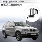 1x Front Left Fog Light Grill for BMW X5 Black (2019-2022)