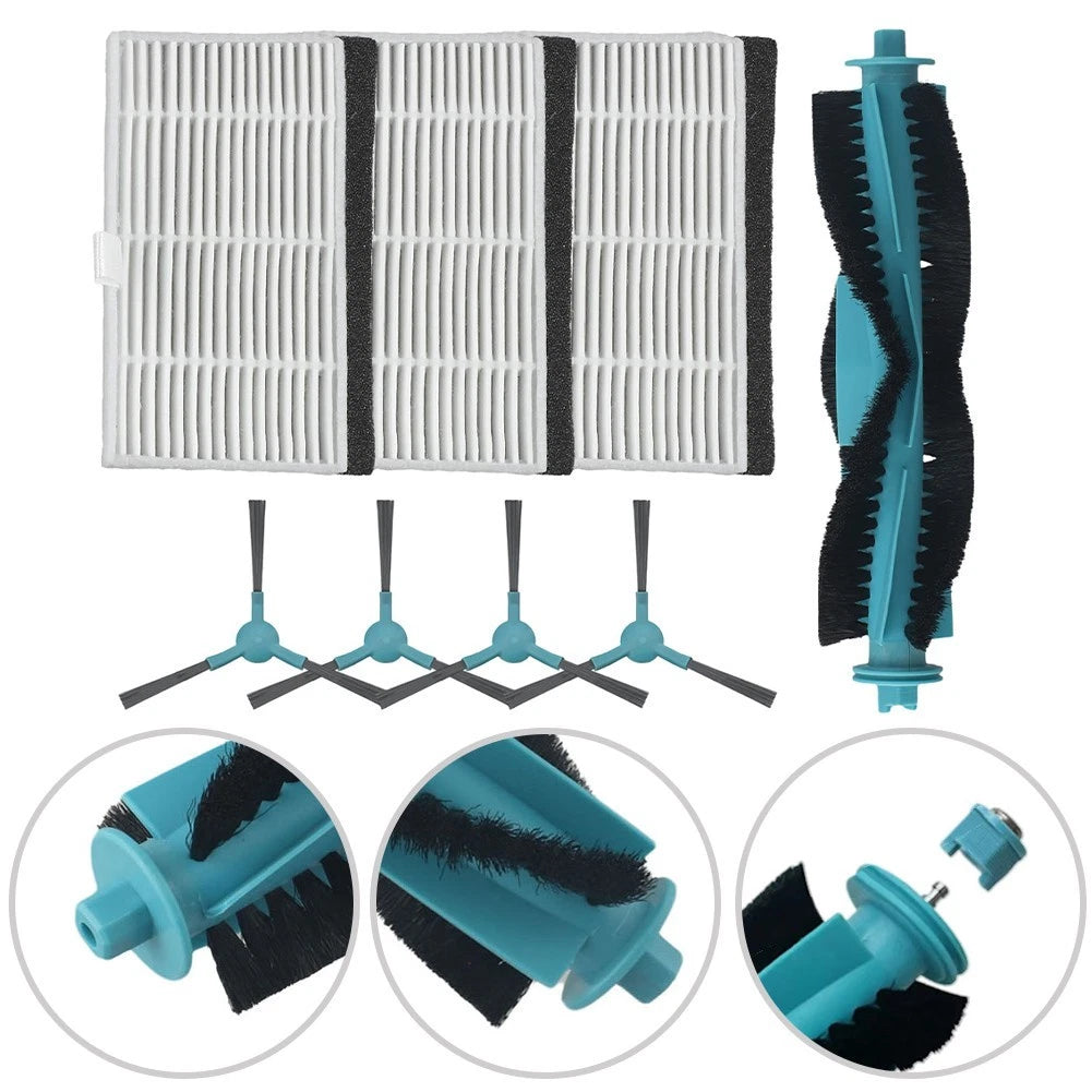 Main Brush and Side Brush Filter Replacement for Honor Choice Robot Cleaner M1 (2021–2023)