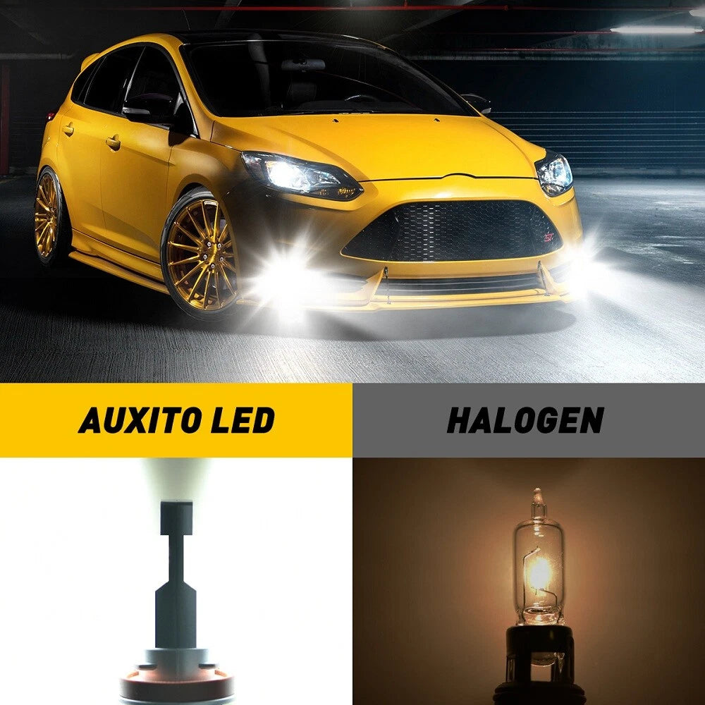 Set of 2 H11 LED Headlight Bulbs for High/Low Beam