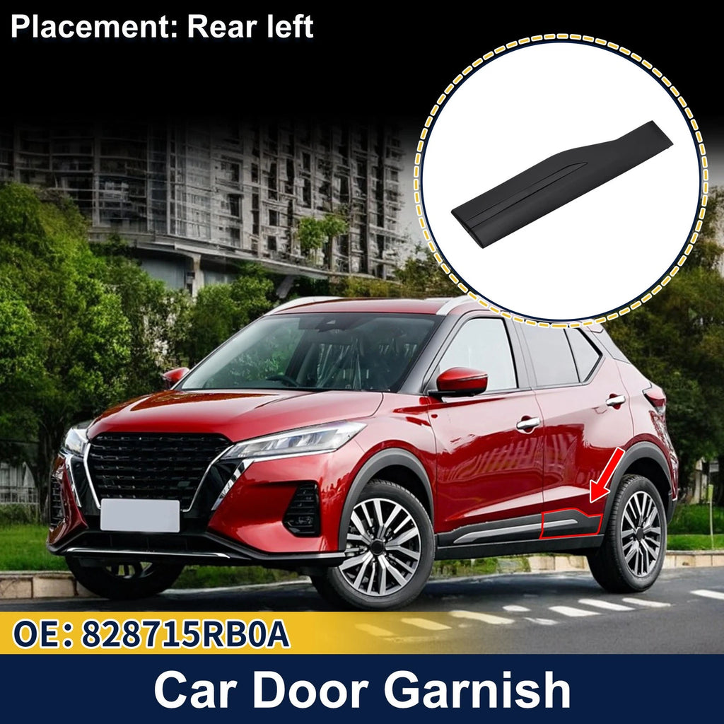 Rear Left Door Side Lower Trim No. 828715RB0A for Nissan Kicks (2018–2023)