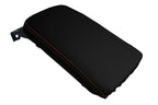 Console Lid Armrest Cover for Lexus CT200H (2011–2016) Carbon Fiber Red Stitch