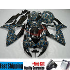 Skull Carbon Fiber Fairing Kit for Suzuki GSXR600/750 (2006–2007)
