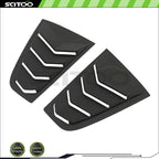 Matte Black Side Window Louver Shutter Cover Trim for Nissan 350Z (2003–2008)