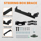 Steering Box Brace Bracket Kit for Jeep Cherokee XJ (1984-2001)