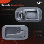 Rear Right Interior Door Handle with Key Hole for Honda Civic (1992–1995)