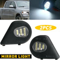 2X AUXITO LED Side Puddle Lights for Dodge RAM 1500 (2010–2019)