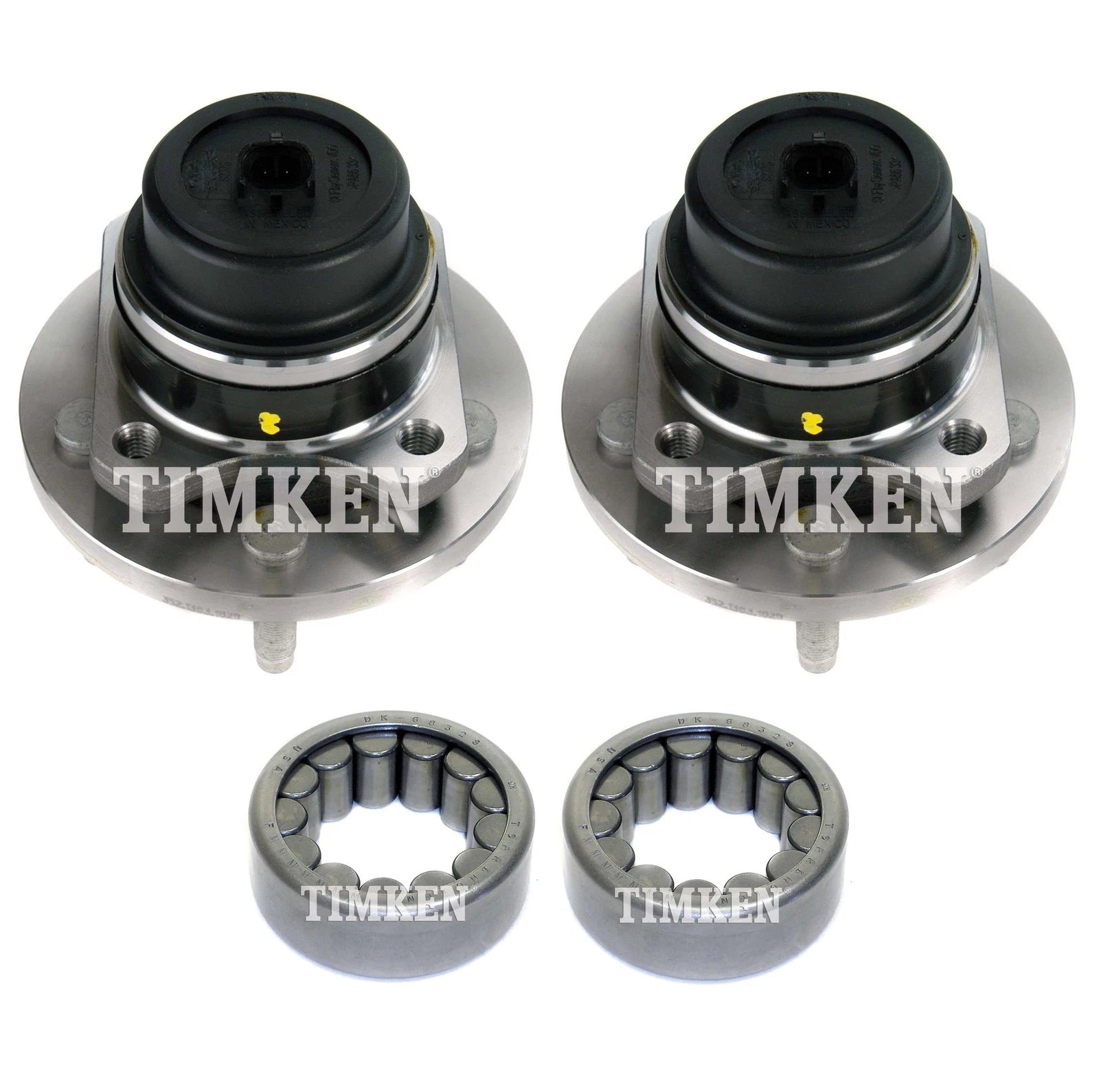 Wheel Bearings & Hubs Kit for Town Car Grand Marquis RWD (Timken)