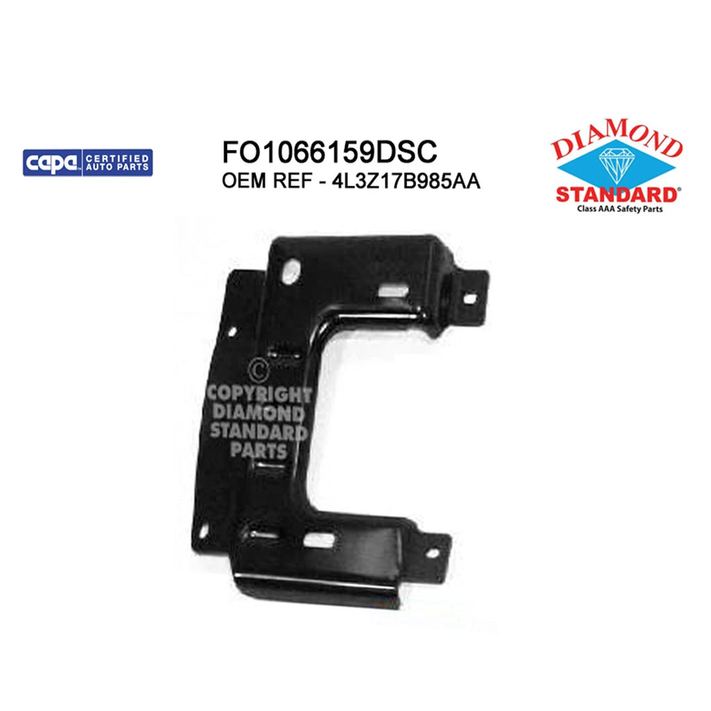 Replacement Steel Front Driver Side Bumper Mounting Plate for (See Compatible Chart)