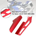 Rear Sprocket Chain Guard Cover for Suzuki GSX-R 1000 (2005–2006) Red T9