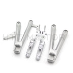 Set of 2 Rear Passenger Footrest Pegs Bracket for Honda CBR1000RR (2004–2007)