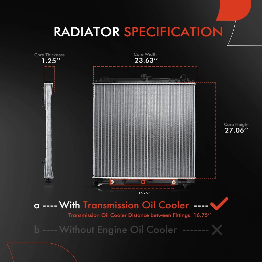 Radiator for Nissan Frontier Pathfinder Xterra (2005-2016)