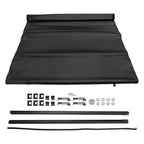 6.5' Soft Roll Up Tonneau Cover for Toyota Tundra (2007–2021) W/LED Lamp