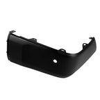 Replacement Matte/Textured Passenger Rear Bumper End w/Park Assist Sensor Holes