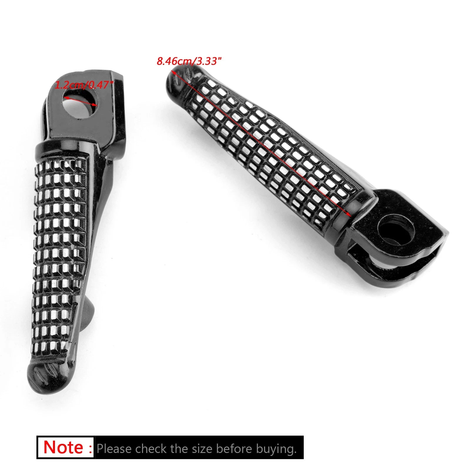 Front Foot Peg Footrest for Kawasaki ZX6R Z750 Z1000 ZX9R ZX10R Ninja 250 (2000–2023)