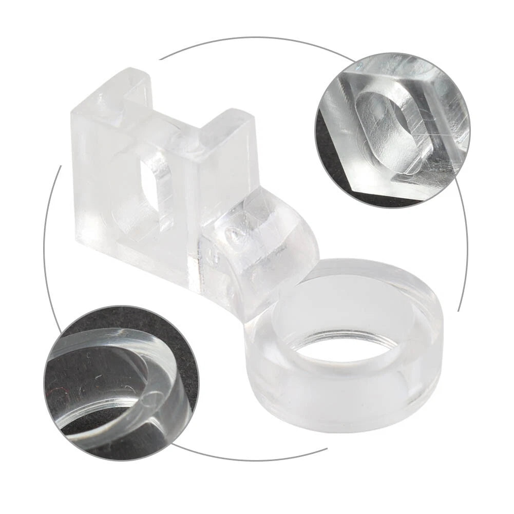 1/4" Clear Free Motion Couching Ruler Presser Foot for Low Shank