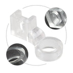 1/4" Clear Free Motion Couching Ruler Presser Foot for Low Shank