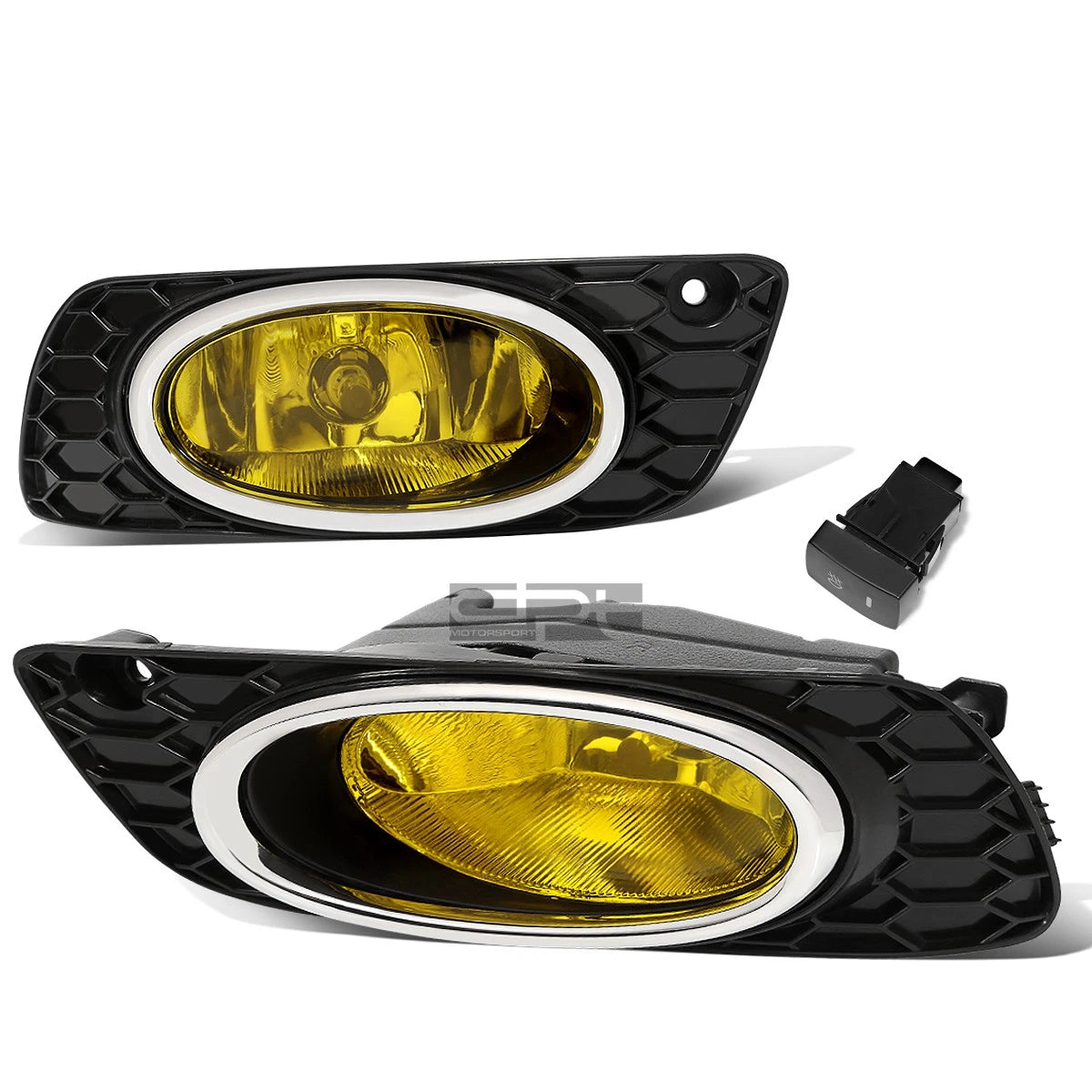 Fog Light Lamp Pair with Bezel and Switch Kit for Honda Civic 2012