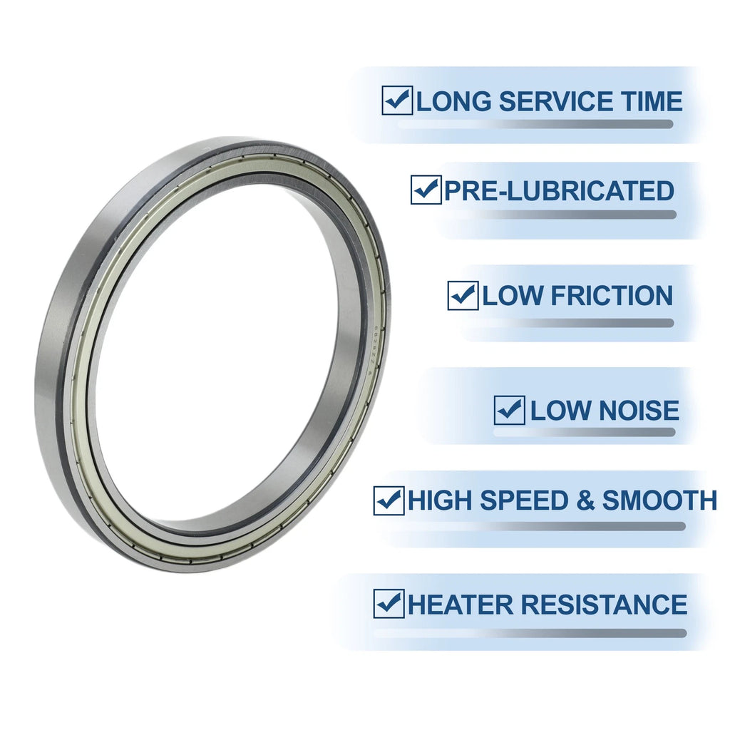 Deep Groove Ball Bearing 6828ZZ for Scooter Skateboard Wheel (140x175x18mm)