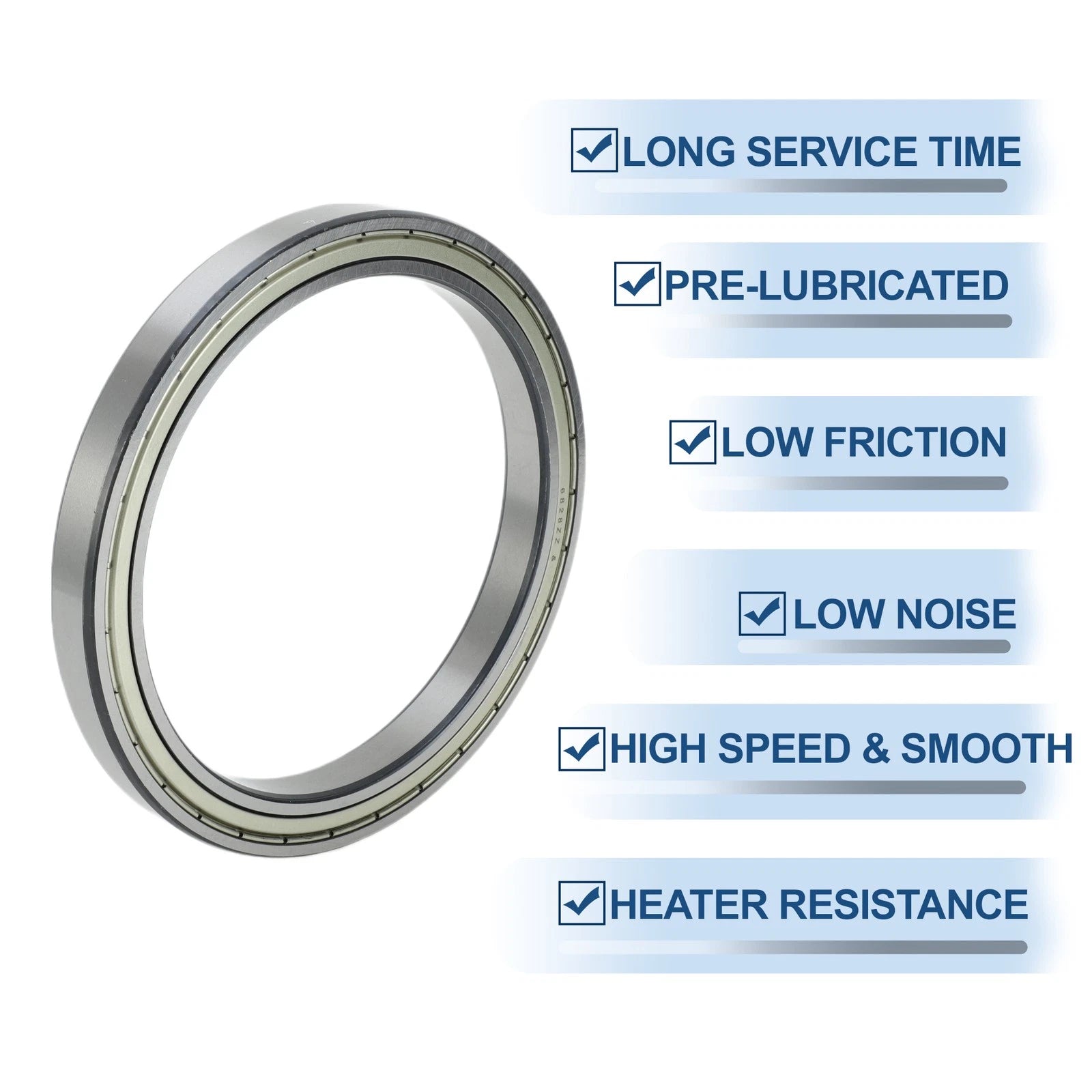Deep Groove Ball Bearing 6828ZZ for Scooter Skateboard Wheel (140x175x18mm)