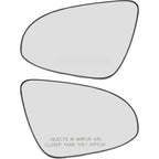 Set of 2 Heated Mirror Glasses for Toyota Camry (2012–2014)