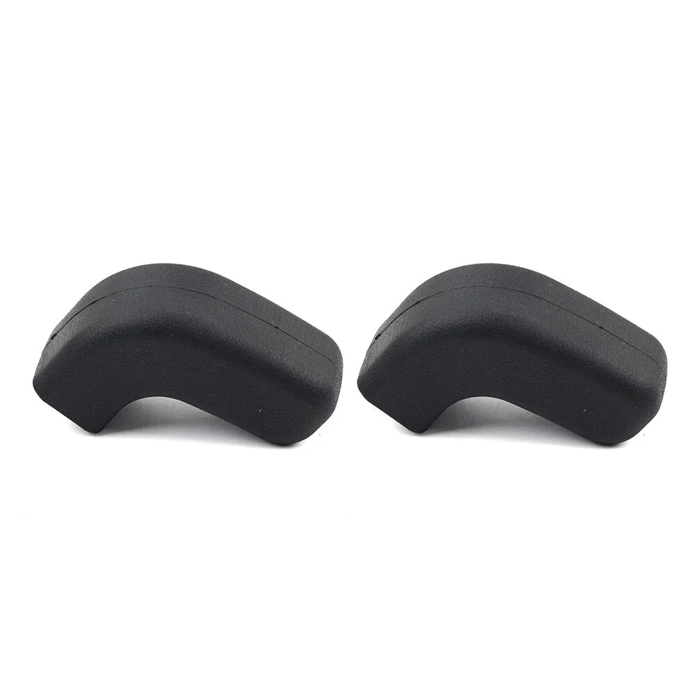 Black Front Bumper Tow Hook Cover for Jeep Wrangler JK JL JT (2007-2023)