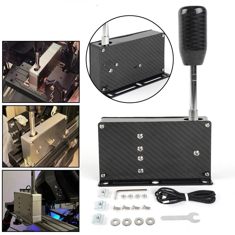Carbon Fiber USB Sequential Shifter for Logitech G27 G25