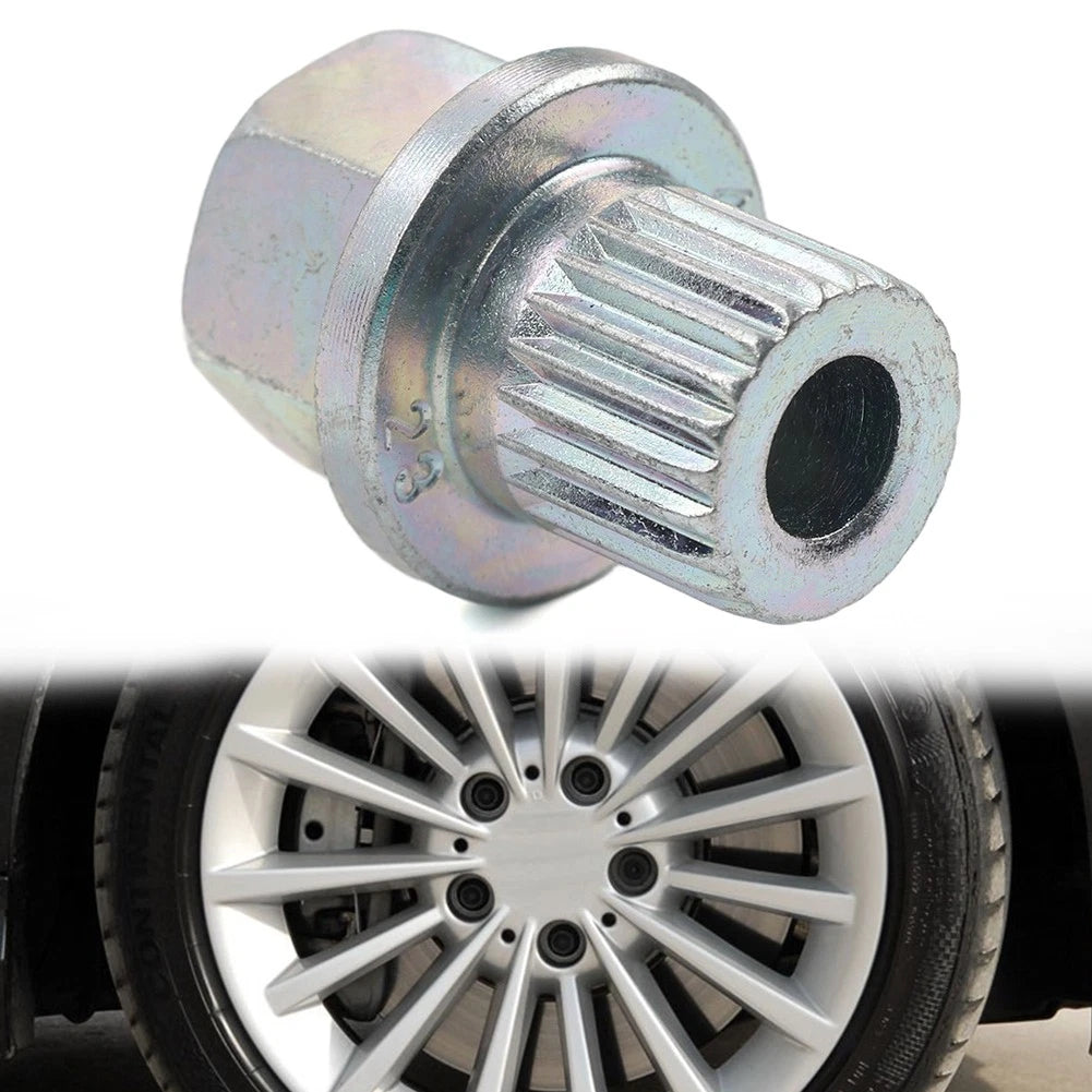 Anti-theft Wheel Bolt Lock Nut Key Adapter for BMW 1 3 5 6 7 Series Mini X1 (#23)