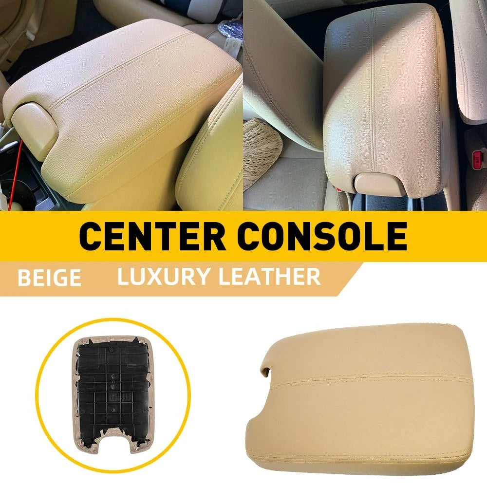 Synthetic Leather Armrest Center Console Lid Cover for Honda Accord (2008–2012)