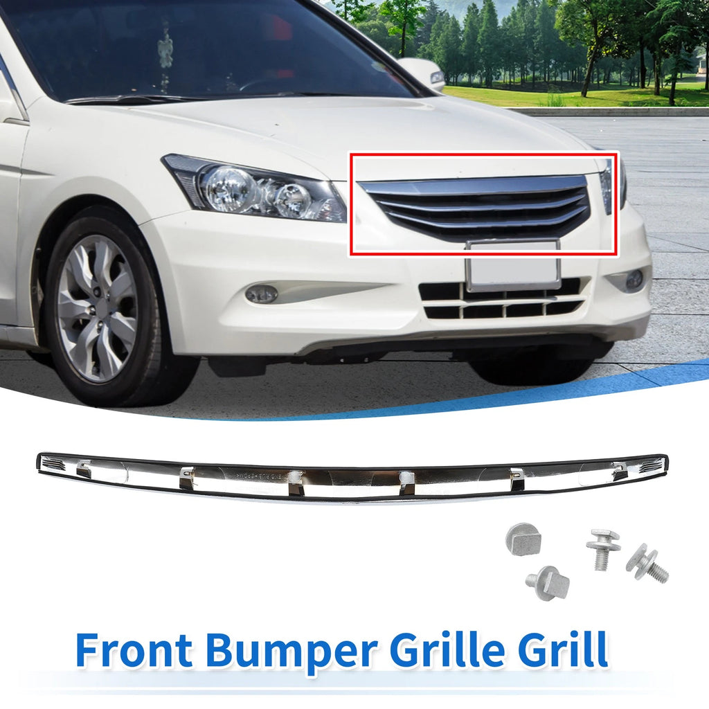 Front Lower Hood Bumper Grille for Nissan Sentra (2010–2012) Chrome 634149975020