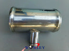 2.25" Blow Off Valve Adapter Aluminum T-Pipe for 25mm ID BOV