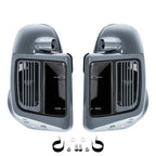 Lower Vented Fairings for Harley Road Glide King (2014–2025) Gunship Gray