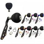 Carbon Single Arm Handle for DAIWA Casting Reels with EVA Knobs