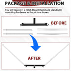 Camping Hammock Stand for 2" Receiver Hitch (up to 114")