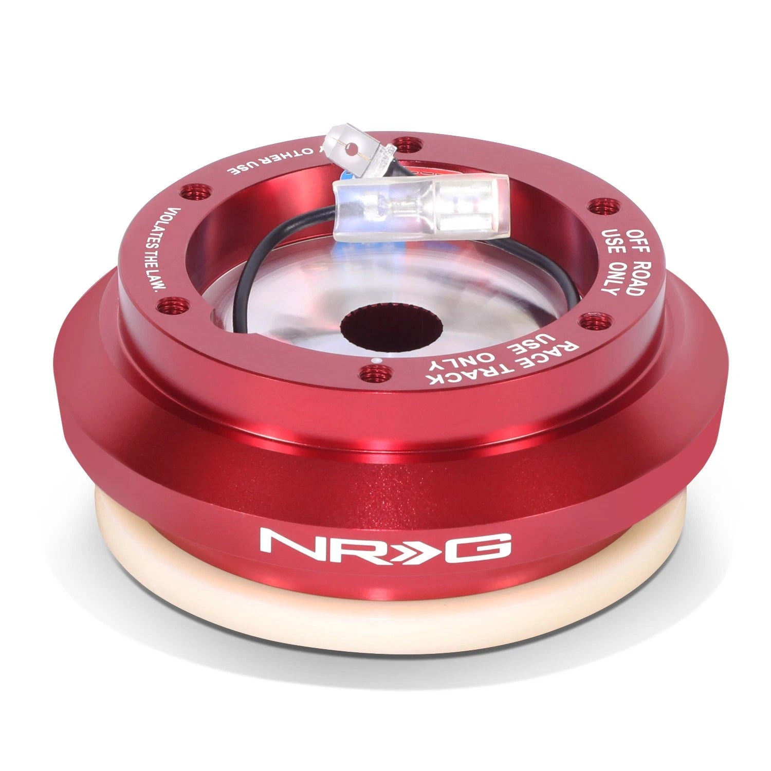 NRG 6-Hole Short Hub Adapter for Steering Wheel (SRK-110H-RD)