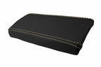 Leather Console Lid Pull Over Cover for Mazda Miata MX5 (1990–1997) Beige Stitch