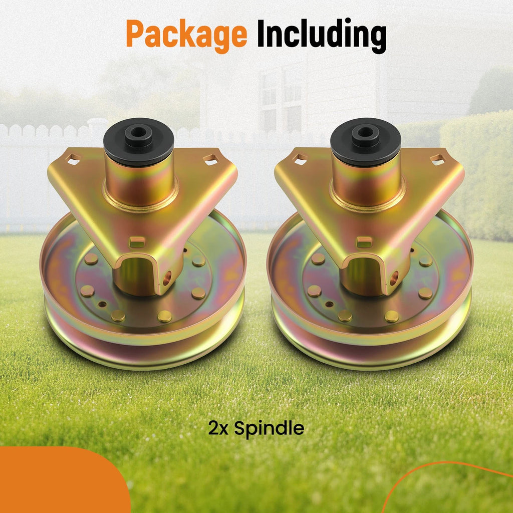 2pc Spindle Assembly for John Deere 1546G 1638HS 1646H (AM126225 AM121324)