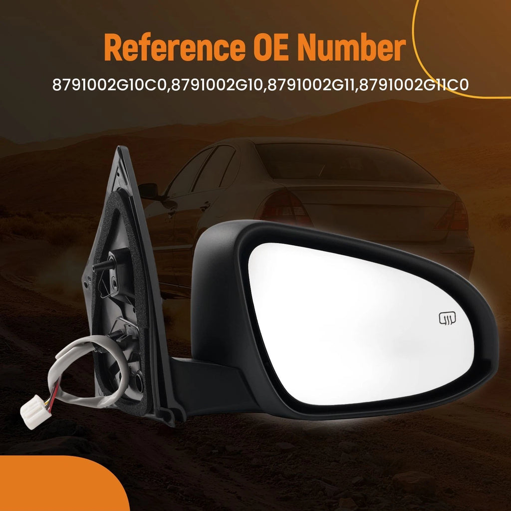 Heated Power Side Mirror Right for Toyota Corolla (2014–2019) 8791002G10