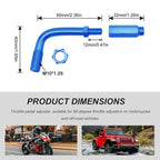 Throttle Cable Adjuster for Motorcycle Dirt Bike (90 Degree)