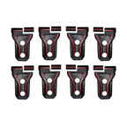8pcs Black Door Hinge Covers for 2018+ Jeep Wrangler JL 2/4 Door Accessories
