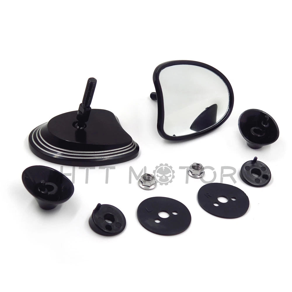 Tapered Fairing Mount Mirrors for Harley Electra Glide, Street Glide, Ultra Limited (2014–2023)