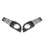 Front Bumper Fog Light Grille Covers for Audi A6 C5 (2002-2005)